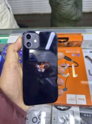 аккумулятор на айфон: IPhone 12, 64 ГБ, Каптама, Кабель, Коргоочу айнек, 72 %