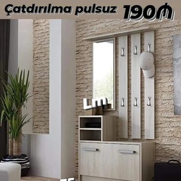 dəhliz mebeli: Yeni, Açılan, 2 qapılı Düz dolab, Dəhliz dolabı, Azərbaycan