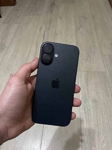 Apple iPhone: IPhone 16, Б/у, 128 ГБ, Черный, Защитное стекло, Чехол, 92 % at lalafo.kg — 1 Apple iPhone: IPhone 16, Б/у, 128 ГБ, Черный, Защитное стекло, Чехол, 92 % — 1