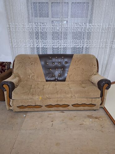 Divan və kreslo dəstləri: İşlənmiş, Divan, 2 kreslo, Bazalı, Açılan