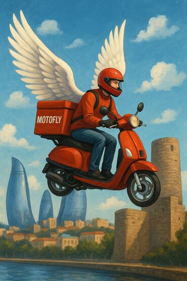 Inzibati heyət: Moto-kuryer tələb olunur, Ayda 2 dəfə ödəniş, Təcrübəsiz
