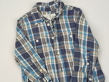 mohito koszule: Shirt 2-3 years, condition - Very good, pattern - Cell, color - Blue