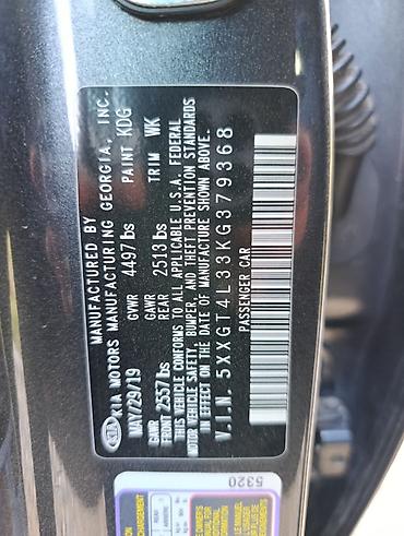 спринтер 2019: Kia Optima: 2019 г., 2.4 л, Автомат, Бензин, Седан — 3