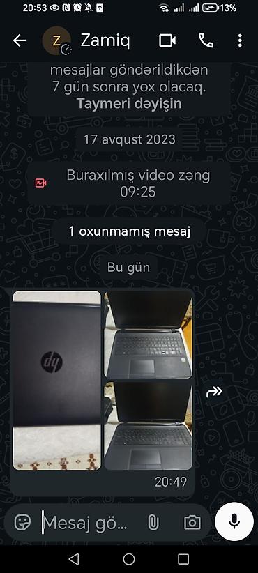 hp netbook mini: HP noutbuk - Brend: HP - Korpus: qara rəng, HP loqolu - Klaviatura — 1