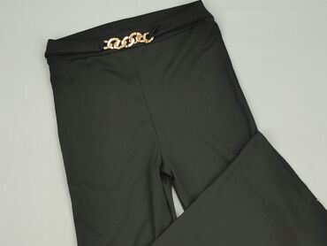 oversized t shirty basic: Material trousers for women, size L (EU 40)