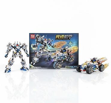механические конструкторы: Конструктор “Machine Racing” 2-в-1 (робот/гоночный болид) - — 1