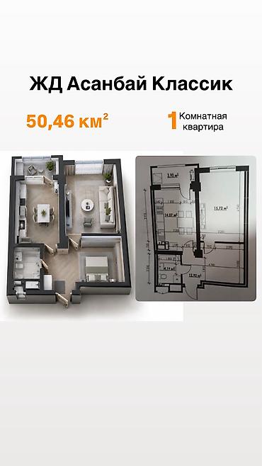 жк one: 1-комнатная квартира в ЖК «Асанбай Классик»

50,46 м², 5 этаж — 1