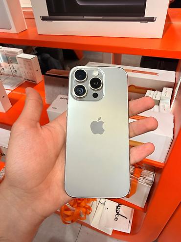i̇phone s: IPhone 16 Pro, 256 GB, Natural Titanium, Zəmanət — 1