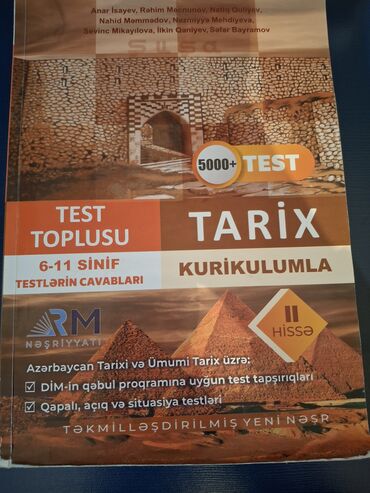 2 ci sinif azerbaycan dili 2 ci hisse pdf: Azərbaycan Tarixi Testlər 11-ci sinif, Anar İsayev, 1-ci hissə, 2023 il