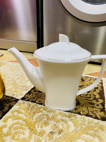Кухонные принадлежности: Новый, цвет - Белый, Заварочный чайник