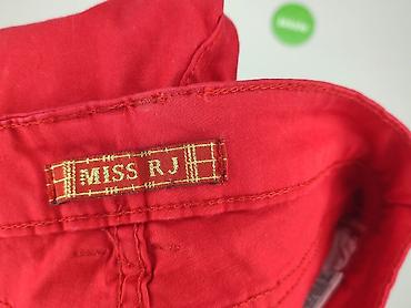 czerwone rurki: Miss RJ, Spodnie materiałowe damskie, rozmiar M — 4