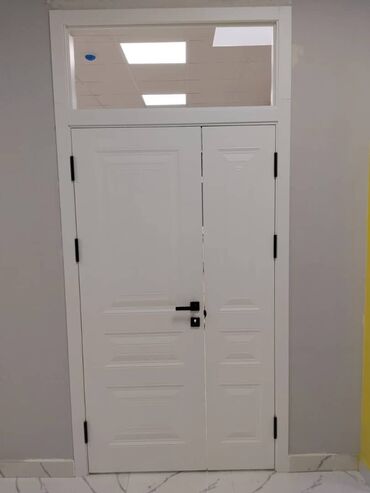 doors.kg двери бишкек, межкомнатные, бронированные двери. фото: Межкомнатная глухая дверь, Окрашенная, цвет - Белый