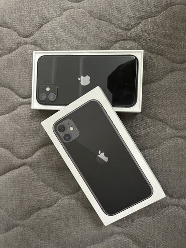 продать iphone 8: IPhone 11, Б/у, 128 ГБ, Черный, Чехол, Кабель, Коробка, 75 %