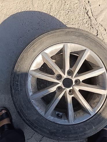 Колеса в сборе 215 / 55 / R 16, Всесезонная, Б/у, 1 шт, Легковые, Литые, отверстий - 5 at lalafo.kg Колеса в сборе 215 / 55 / R 16, Всесезонная, Б/у, 1 шт, Легковые, Литые, отверстий - 5