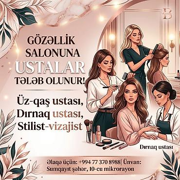 bagca isi: Vizajist tələb olunur, Yerin icarəsi, 1-2 illik təcrübə, Təlim — 1