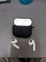 наклейки на клавиатуру: Эйрподс 3 про,звук 💯 качество 💯,люкс качество чехол и провод в подарок