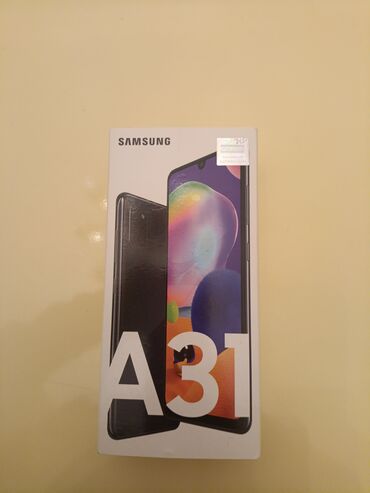 adapdır: Samsung Galaxy A31, 64 ГБ, цвет - Черный, Две SIM карты