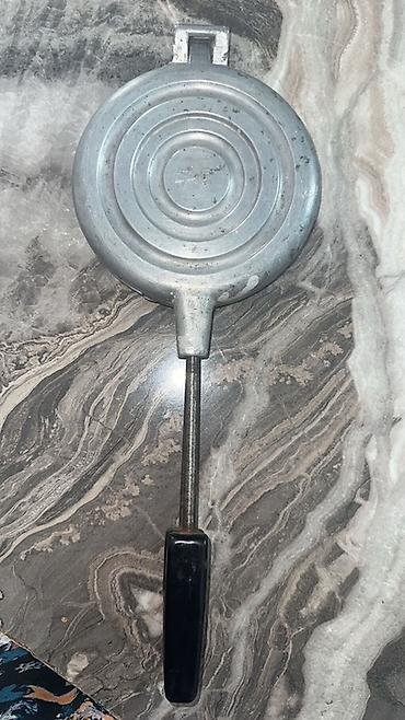 qədimi tava: Şirniyyat qəlibləri, rəng - Gümüşü, Metal, Oval — 2