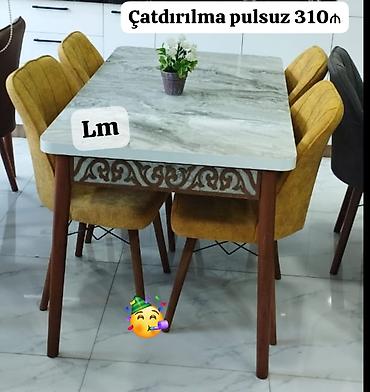 Masalar və oturacaqlar: Masa desti yeni mətbəx mebeli — 1