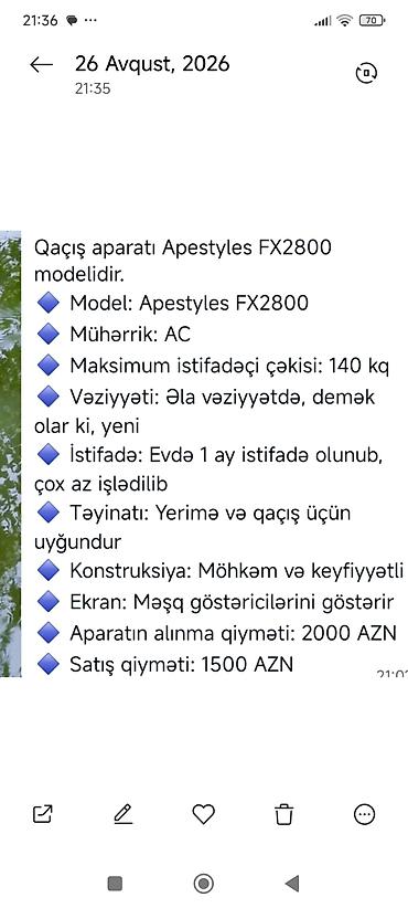 İdman və istirahət: Apestyles FX2800 qaçış aparatı Ev şəraitində yerimə və qaçış üçün — 3