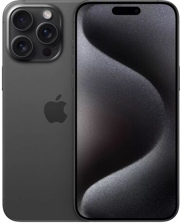 Apple iPhone: IPhone 15 Pro Max, Б/у, 256 ГБ, Black Titanium, Защитное стекло, Чехол, Коробка, 100 %