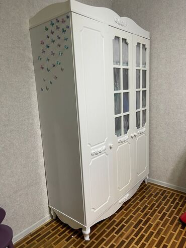 Dolablar: İşlənmiş, Açılan, 3 qapılı Düz dolab, Qarderob, paltar dolabı, Türkiyə — 2