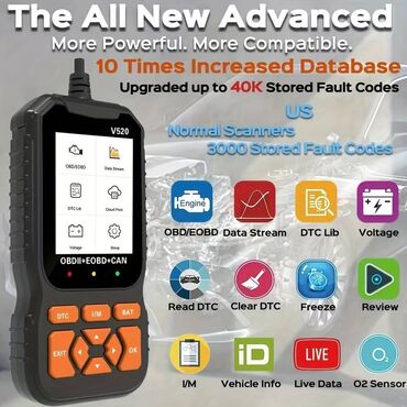 Alati za automobile: V520 OBD2 Univerzalna Auto Dijagnostika Poboljšani dijagnostički alat — 2