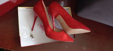 обувь ортопедическая: Туфли 36, цвет - Красный