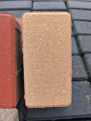 Beton plitələr: Rəngli səki daşları – zavod istehsalı - İkiqat qatlı vibropress — 30