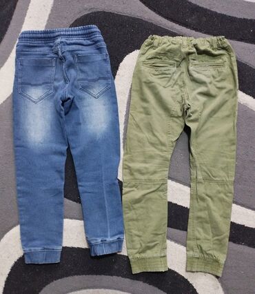 детские штаны: Джинсы и брюки, цвет - Синий, Б/у