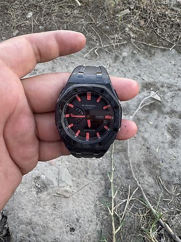Кол сааттар: Спорттук сааттар саат, Casio (G-Shock), Таймер жана секунда өлчөгүч, Суу өткөрбөөчү, Эркектердики, Колдонулган — 2