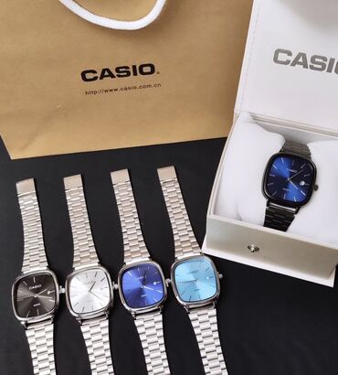 часы cassio: Классические часы, Casio, Япония, Водонепроницаемые, Оригинал, Секундомер, Мужские, Новый