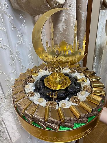 xonça şokolad: Ramazan və xüsusi günlər üçün zərif hədiyyə kompozisiyaları Ramazan — 3