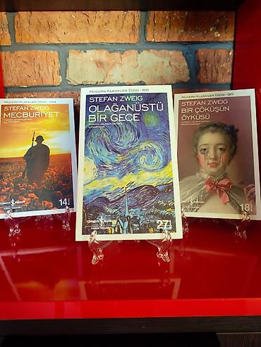 Bədii ədəbiyyat: Məhsul: Stefan Zweig – 3 kitabdan ibarət dəst (Türk dilində), “Modern — 1