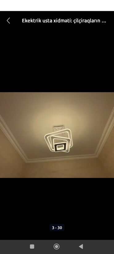 Elektrik işləri: Elektrik ustası – peşəkar elektrik işləri Təklif olunan xidmətlər: - — 8