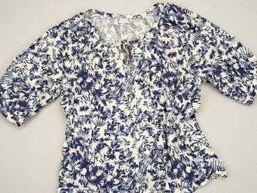 beżowa bluzki krótki rękaw: Блуза жіноча, Papaya, M, стан - Хороший