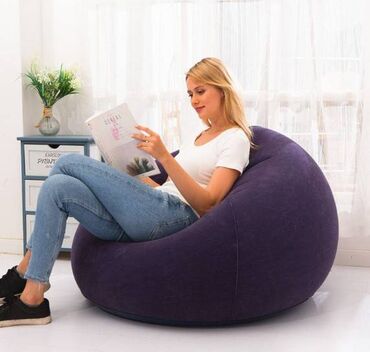 мягкий мебель бу: Надувное кресло-пуфик Стильное и очень удобное надувное кресло для