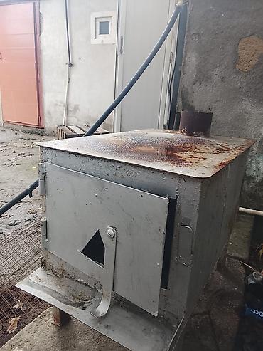 badam baglari: Metalkorpus soba/peç – odun və kömürlə işləyir - Korpus: qalın — 1