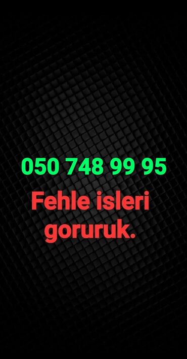 Mebel ustaları: Fehle isleri goruruk. 2 neferik. ise baxib razilasib isleyirik. Xirda