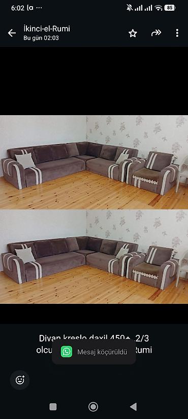 Divan kreslo daxil 450₼ .2/3 olcude .Unvan Ramani &amp;Rumi