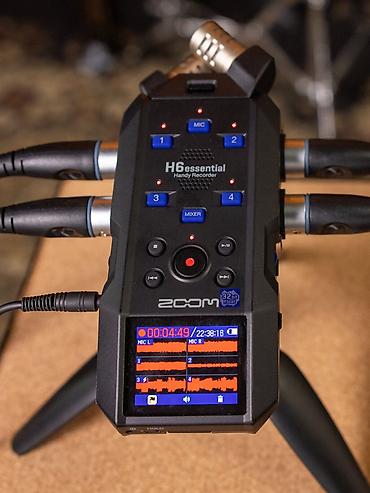 ses dinleyici: Zoom H6essential 6 Kanallı Səs Yazma Cihazı — 1
