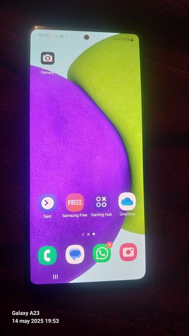 Samsung: Samsung Galaxy A52, 128 GB, rəng - Qara, Barmaq izi