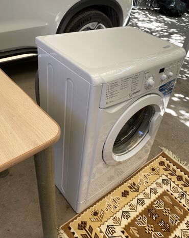 Стиральные машины: Стиральная машина Indesit, Б/у, Автомат, До 5 кг, Полноразмерная — 9