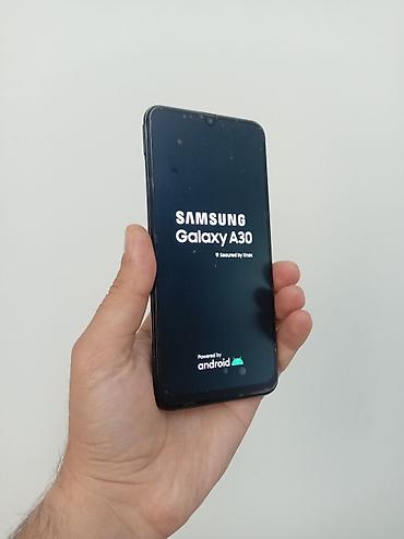 samsung tab4: Samsung Galaxy A30, 64 GB, rəng - Qara, Barmaq izi — 1