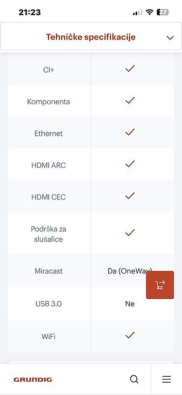 telenor kafe: Grundig Smart televizor VLE 6910 BP – 40 inča Ključne karakteristike — 3