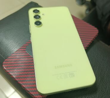 Samsung: Samsung Galaxy A54 5G, Б/у, 256 ГБ, цвет - Зеленый, 2 SIM