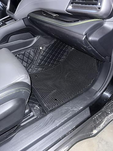 Полики: 5D Экокожа Полики Для салона цвет - Черный, Новый, Платная доставка — 3