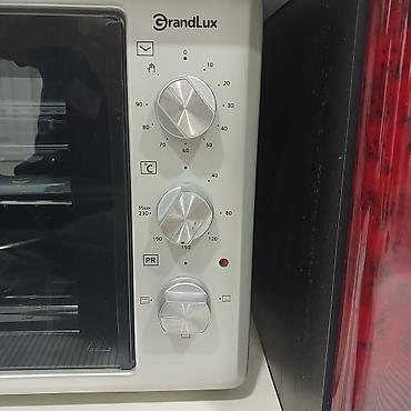 Duxovkalar: GrandLux elektrik mini soba - Ön hissədə şüşə qapı və rahat tutacaq - — 2