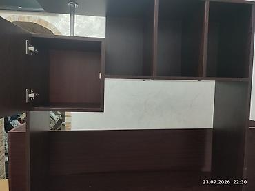 офисные столы: Компьютерный стол, Новый, С полками — 3