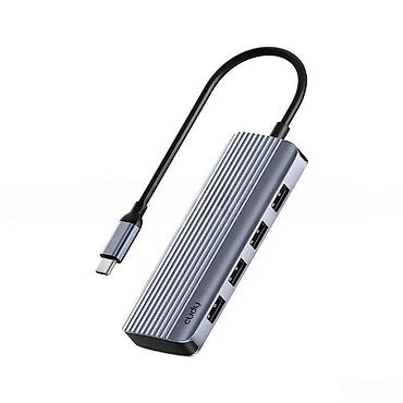 mobil internet modem: CUDY UH500 6-IN-1 USB-C Hub 4K HDMIPortlar 1 x USB-C, 2 x USB 3.0, 1 x — 1